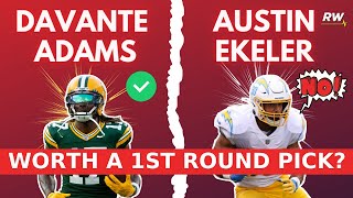 Davante Adams & Austin Ekeler: Worth A 1st Round Fantasy Football Draft Pick?