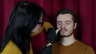 *ASMR* Wood Carving Roleplay On Real Face *Intensive Sounds & Tingles*