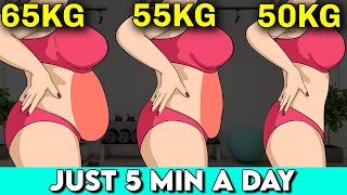 5 Min Daily Exercises For Busy Girls To Lose Weight!