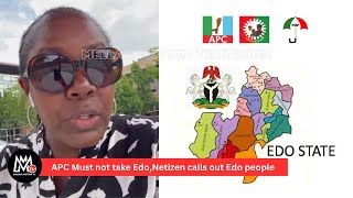 APC Must not take Edo, Netizen calls out Edo people