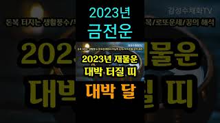 2023년 대박 터질 띠와 달