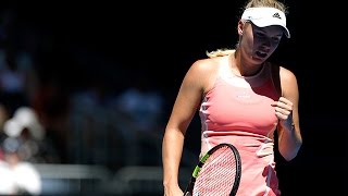 Yulia Putintseva v Caroline Wozniacki highlights (1R) | Australian Open 2016