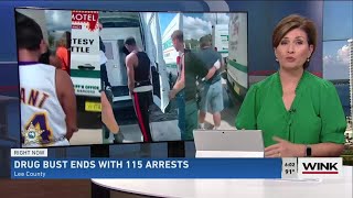 'Operation Summer Sizzle' leads to 115 arrests in Lee County