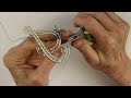 wire woven letter j bookmark making tutorial