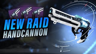 New Raid Handcannon Posterity is the best 180 HC (mini not forgotten)