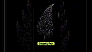 Bernsley Fern Fractal Design In Python Turtle | Awesome Fractal Design #python #pythonprogramming