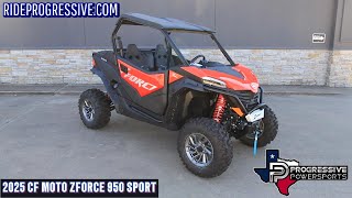 New 2025 CFMOTO ZFORCE 950 Sport Side by Side UTV For Sale In Sherman, TX