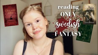 READING ONLY SWEDISH FANTASY BOOKS (eng sub) // Läser svensk fantasy 2021