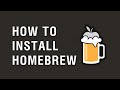 How to Install Homebrew on Mac OS