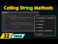 Calling String Methods in Java