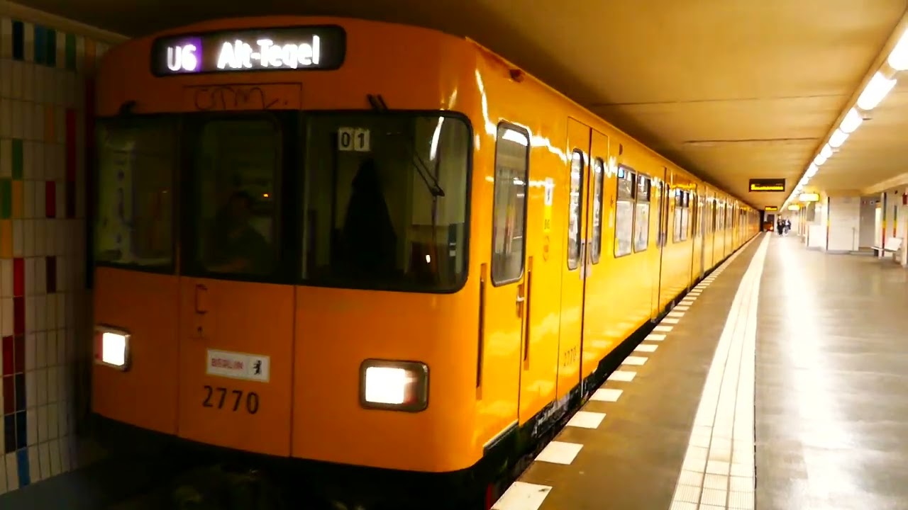 U-Bahn Berlin Ausfahrt 2770/2771 In Paradestraße U6 (September 2022)[HD ...