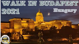 Budapest, Hungary-August 2021-4K-Walking Tour