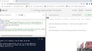 11 - string capwords function