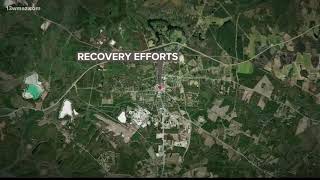 Recovery crews search for missing fisherman  near Sandersville, Georgia