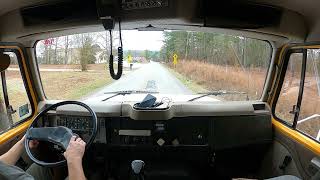 2002 International DT466e - In cab ride along.