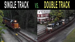 Model Railroad Track Planning! Single Track vs. Double Track