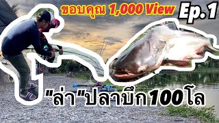 ตกปลาบึกยักษ์100โล#แก๊งนายพราน#EP.1