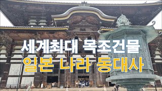 세계최대의 목조건조물인 대불전 비로자나불毘盧遮那佛