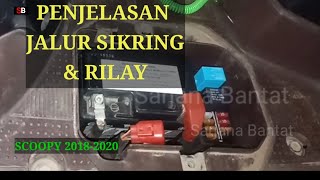 KUPAS JALUR SIKRING & RILAY SCOOPY 2018-2020