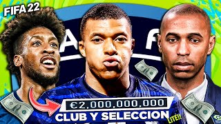 €2000 MILLONES!! para el PARIS FC FIFA 22 Modo Carrera LITE!!