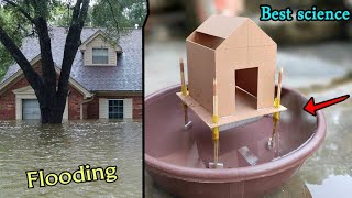 Amazing Best science Project Floating House for flooding Area's and Earthquake area's