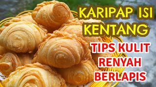 KARIPAP PUSING RANGUP DAN SEDAP - CURRY PUFF PASTEL BERLAPIS