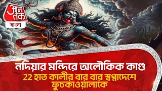 নদিয়ার মন্দিরে অলৌকিক কাণ্ড, 22 হাত কালীর বার বার স্বপ্নাদেশে ফুচকাওয়ালাকে | Nadia News | Maa Kali