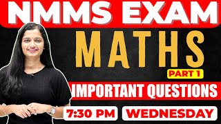 NMMS Maths Exam | Important Questions Part 1 | Exam Winner NMMS Exam