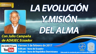 LA EVOLUCIÓN Y MISIÓN DEL ALMA