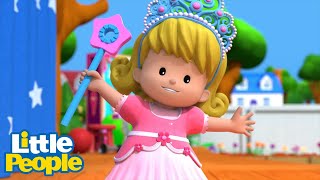 Little People | All About Princesses! 👸 | Halloween Cartoons | Little People Fisher Price