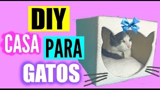 DIY casita para gatos
