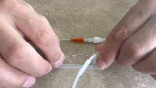 Upsizing a new or existing PIV to a 14g PIV using a micropuncture introducer kit.