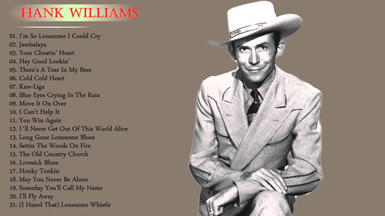 Hank Williams : Greastest Hits - The Best Albums Of Hank Williams - YouTube