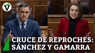 Cruce de reproches entre Sánchez y Gamarra: del \