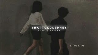 Thattukoledhey Breakup slowed+reverb Song | 4K | Deepthi Sunaina | Vinay Shanmukh | Vijai Bulganin