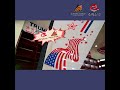 Custom feather flag teardrop flag for Donald J. Trump