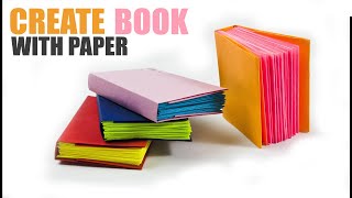 Origami Book , Create book with paper , Origami book in 6 minutes , ساخت کتاب با ورق