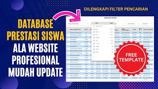 Cara Membuat Data Prestasi Siswa Online dengan Google Data Studio yang Mudah Update