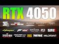 RTX 4050 Laptop in 2024 : Test in 15 Games : RTX 4050 Laptop Gaming Test