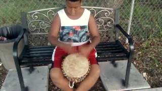 Awesome djembe solo