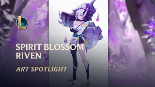 Spirit Blossom Riven - Spirit Bonds: Art Spotlight | League of Legends
