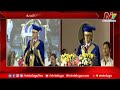 justice nv ramana awarded doctorate at ou s 82nd convocation ntv