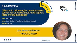 Ciência da Informação: uma discussão sobre suas características multi/pluri, inter e transdiciplinar