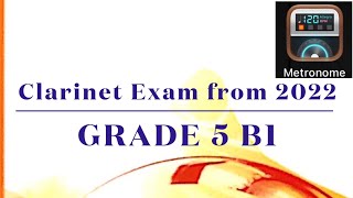 Grade 5 B1 - Deserto è il luogo by Vincenzo Bellini ABRSM Clarinet exam from 2022 w/ metronome