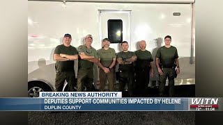 Duplin County Sheriff’s Office supports communities impacted by Helene