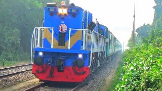 Most powerful Emd Gt42  6601 With Chitra express ll Living Alamdanga Rail station