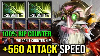 WTF 560 ATTACK SPEED Max Agility Unlimited Knockback Against Hard Counter Imba Sniper Dota 2