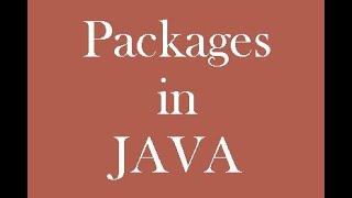 Packages in JAVA...OOP #KTU syllabus
