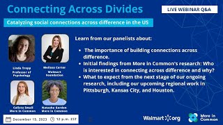 Connecting Across Divides: Catalyzing Social Connection Across Difference in the US