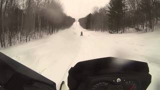 Ski-Doo 600RS \u0026 800 Backcountry Powerline Riding!